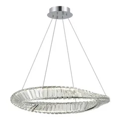 SL6204.101.01 Светильник подвесной ST-Luce Хром/Прозрачный LED 1*32W 4000K RITORTO