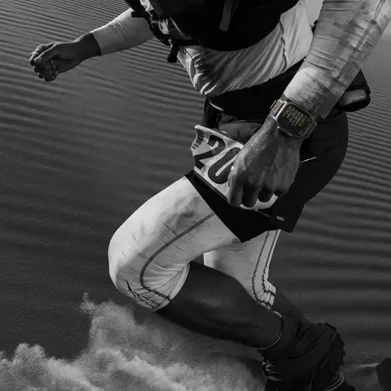 Apple Watch Ultra GPS + Cellular, 49 мм, корпус из титана, ремешок Alpine оранжевого цвета, размер L