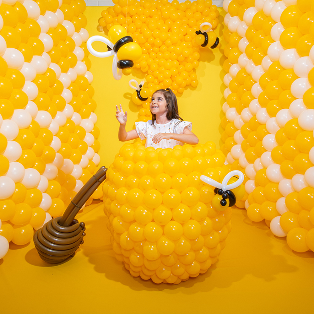 S 18" Пастель Медовый Желтый / Honey Yellow / 5 шт.