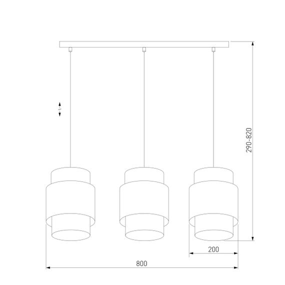 Подвесной светильник TK Lighting 6531 Boho White