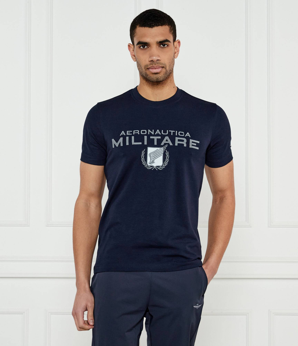 Футболка Aeronautica Militare - темно-синий(TS2379J674)