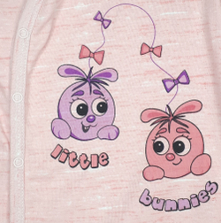 Комбинезон Little bunnies (розовый)