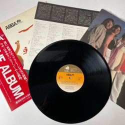 Винтажная виниловая пластинка LP ABBA АББА The Album Альбом (Japan 1978) (Red Obi)