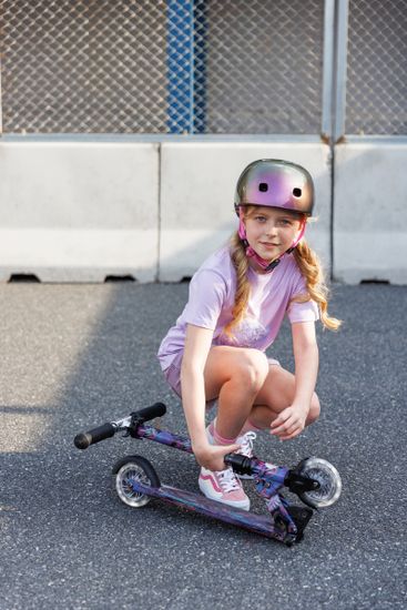 Самокат Micro Sprite LED, Art Джунгли