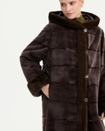 Шуба из меха норки