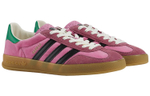 Adidas originals x GUCCI Gucci Gazelle Suede leather logo printed sneakers women's Pink