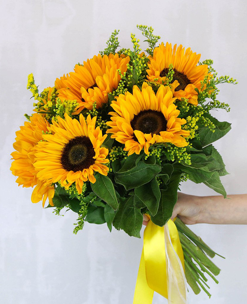 Букет "Планета солнца"