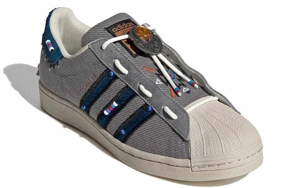 Кроссовки Adidas Originals Superstar Laceless Street Folk