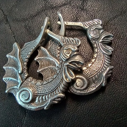 Серьги "Василиски".