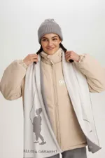 Шарф Called a Garment Kite Reversible Серо-молочный