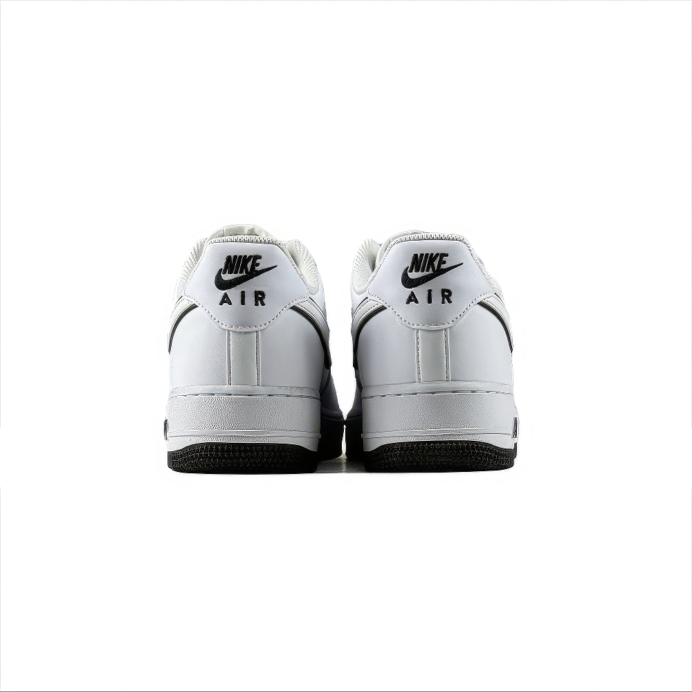 Nike Air Force 1 07 "White Black Outline Swoosh"