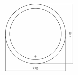 Зеркало GROSSMAN COSMO D77 с LED подсветкой