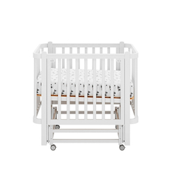 Кроватка детская Antemi Terra Light NEW с маятником НИК 17б белый