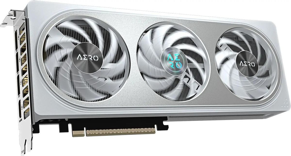 Видеокарта Gigabyte NVIDIA  GeForce RTX 5060TI GV-N506TAERO OC-16GD 1.0 16ГБ Aero, GDDR7, OC,  Ret