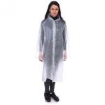 Дождевик-плащ 120 Мкрн 110*62см «Якорь» с капюшоном и завязками, на кнопках, ДоброСад