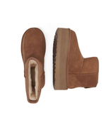 Кожаные угли classic mini platform UGG - коричневый(1134991)