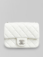 Сумка 1786 маленькая однотонная со стеганным рисунком в виде ромбов