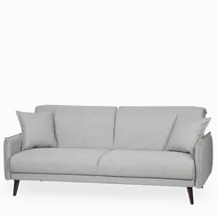 Диван раскладной Jill 210 см, светло-серый