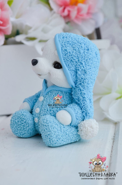 Силиконовая форма Мишка в пижаме