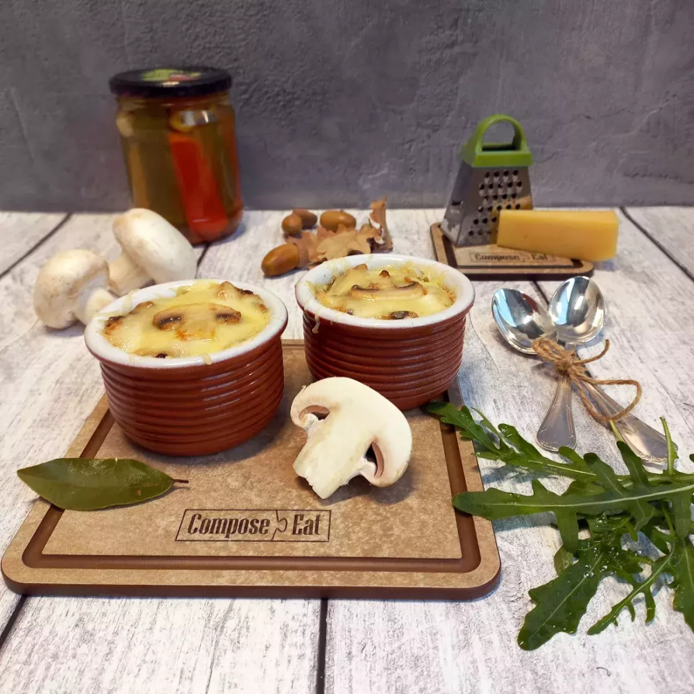 Подставка для горячего 18х18см ComposeEat ProFashion порфир кремовый