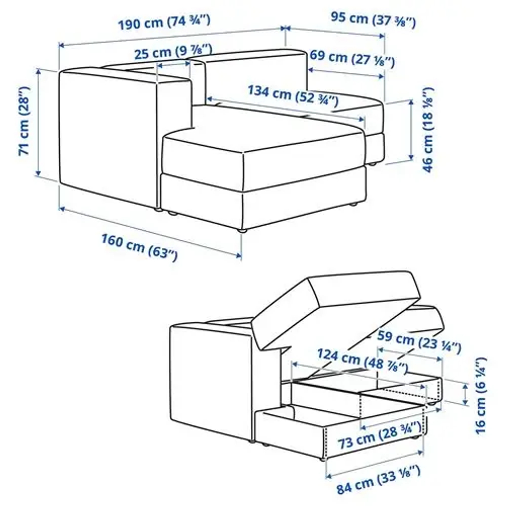 Диван 2-местный - IKEA JÄTTEBO/JATTEBO, 71x160x190см, темно-зеленый, ЙЕТТЕБО ИКЕА