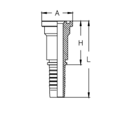 Фитинг DN 25 SFL 3/4 38.1