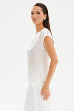 23589 Блузка женская (молочный)