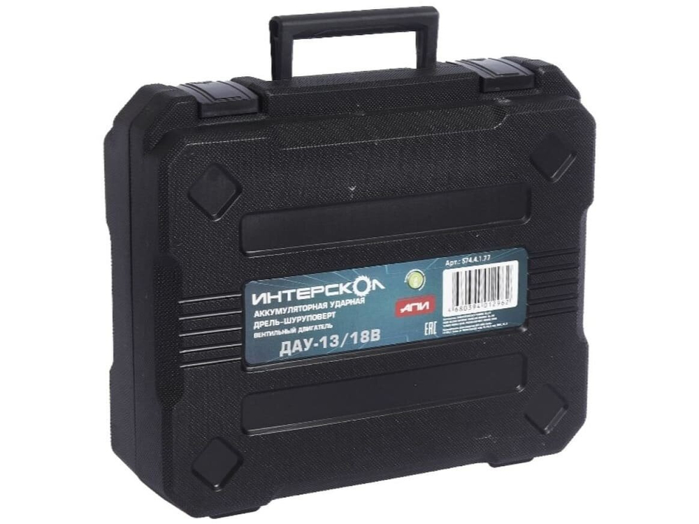 Дрель-шуруповерт Интерскол ДА-13/18ВК аккум. патрон: быстрозажимной (575.2.2.77)