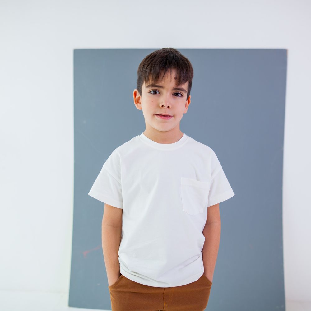 Футболка базовая "Молоко" подростковая