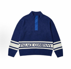 Свитер Palace x C.P. Company Funnel Neck Knit Bright Cobalt