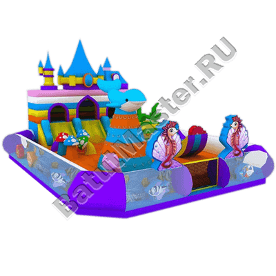 Коммерческий надувной батут "Дельфинчик"