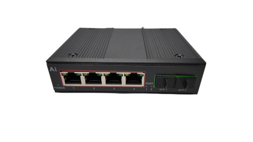 Промышленный коммутатор PoE G0402GPI-SFP на 4 порта 4+2SFP