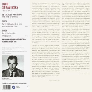 Philharmonia Orchestra, Igor Markevitch / Stravinsky: The Rite Of Spring (LP)