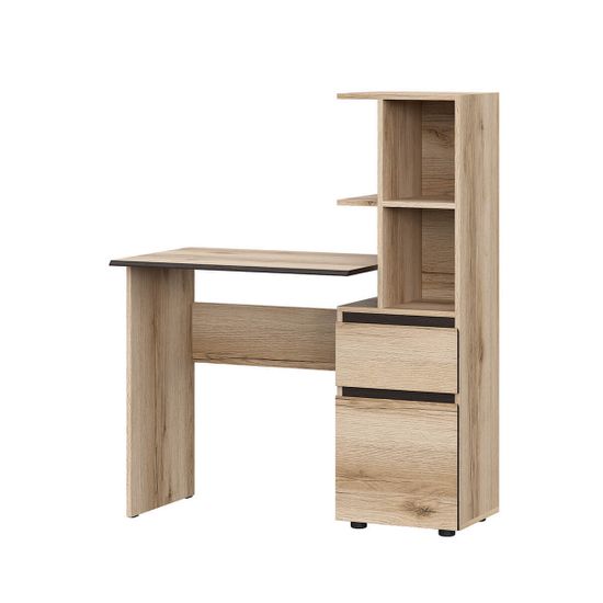 Стол письменный БЕРГЕН с надстойкой