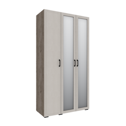 Шкаф с 3 ящиками внутри с зеркалом Бруклин 120Ш