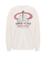 UNDERCOVER x BRIGITTE TANAKA СВИТШОТ БЕЖЕВЫЙ SUPER YOGA