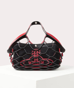 VIVIENNE WESTWOOD СУМКА ЧЕРНАЯ С КРАСНЫМ С ЛОГОТИПОМ БРЕНДА