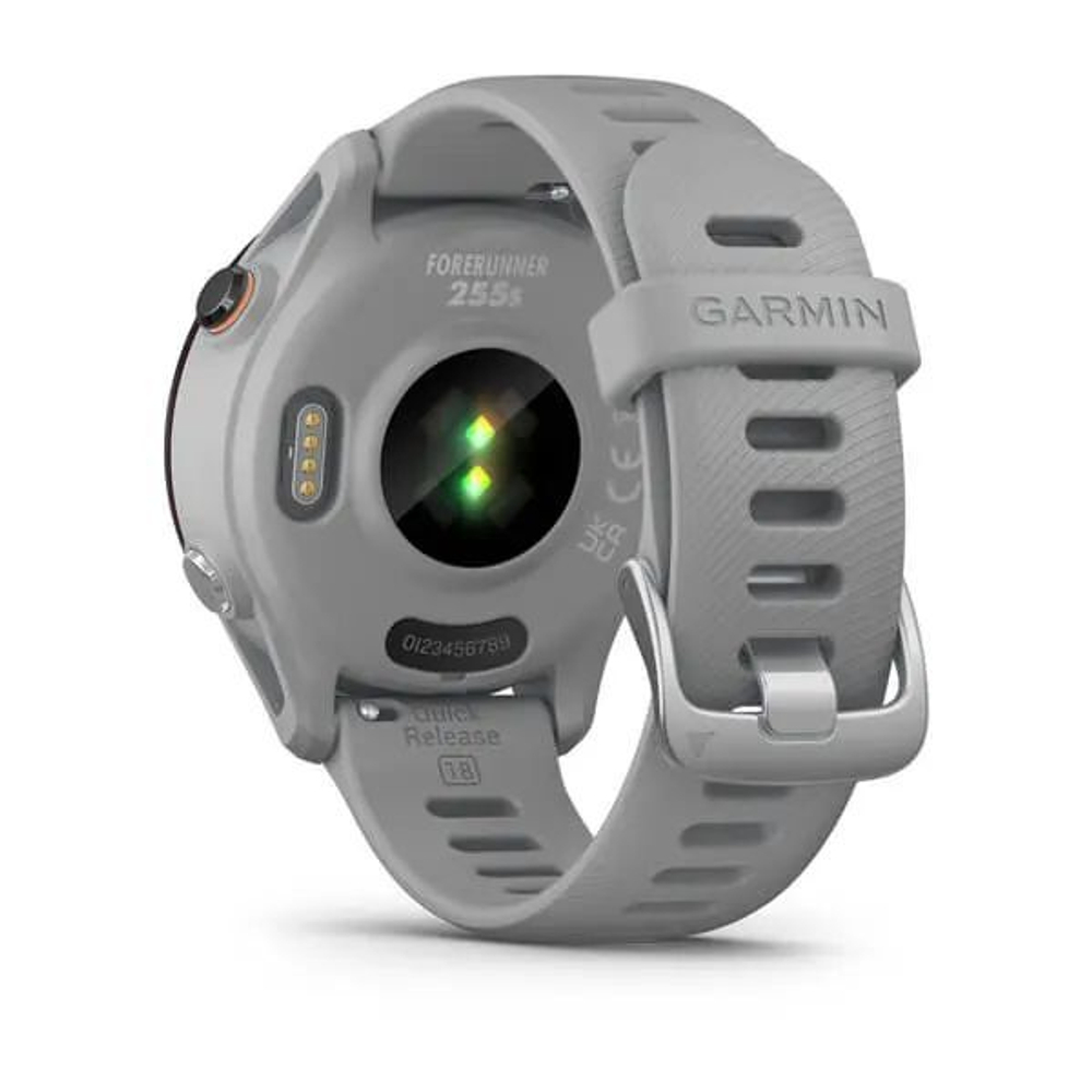 Смарт часы Garmin Forerunner 255S со светло-серым ремешком