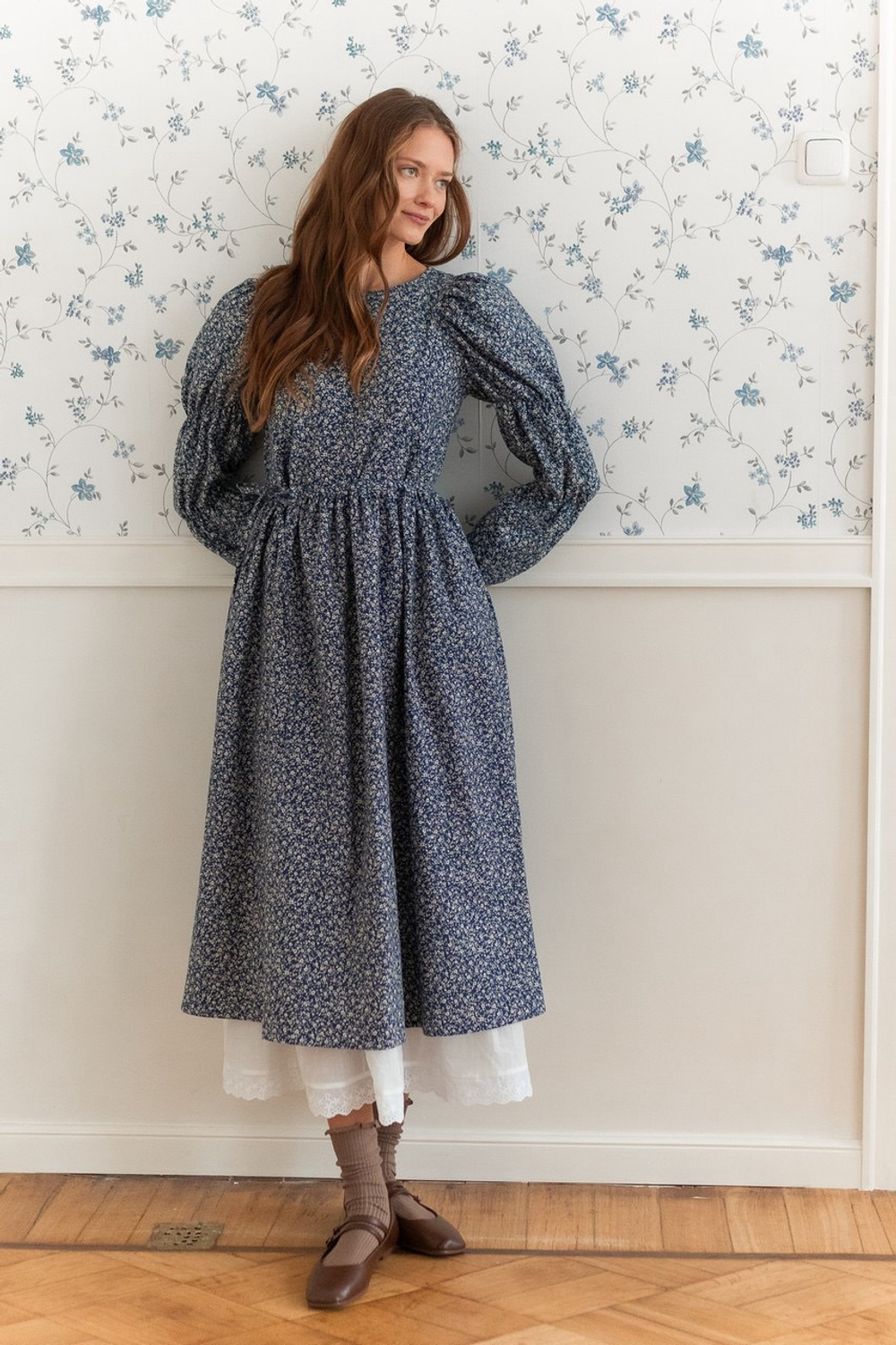 Подъюбник c рюшей, Айвори