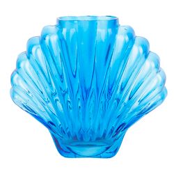 Ваза для цветов Seashell, 18,5 см, голубая