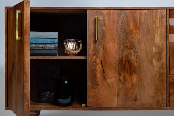 Тумба Brick из дерева манго, 145х75 см