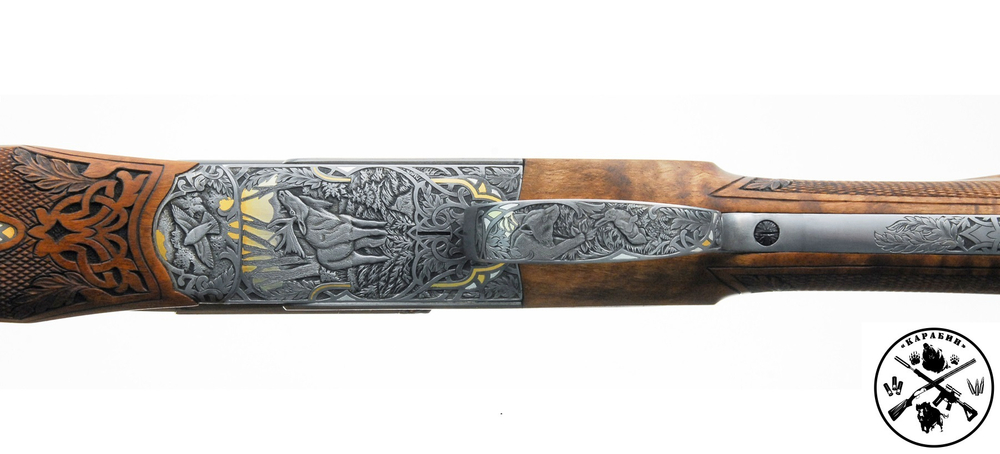 Карабин МР-221 Артемида; "Русское сафари"; 7,62x63 (.30-06 SPR); 600 мм; Орех; Высокохудожественное исполнение