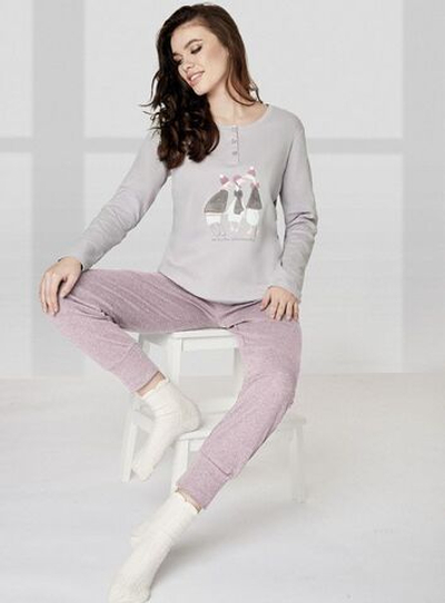 Пижама Goose из интерлока (Размер: M) (Цвет: сиреневый)