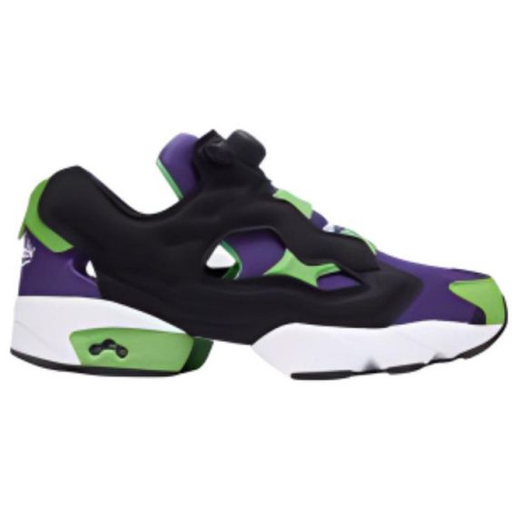 reebok Instapump Fury Беговые кроссовки Низкие Черный/Зеленый/Фиолетовый Унисекс