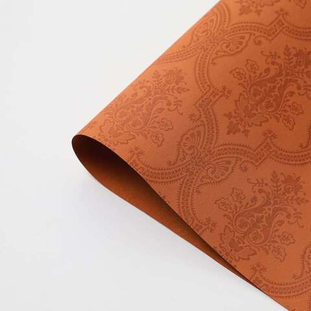 Пленка перламутр ОРНАМЕНТ 58см*10м КАРАМЕЛЬ