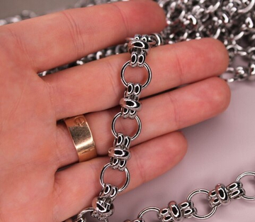 Цепь 10 мм кольцами крупная