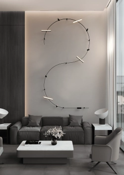 Шинопровод магнитный гибкий Crystal Lux CLT 0.117 01 L1000 BL