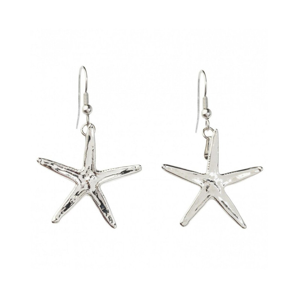 Серьги Ester Bijoux Морская Звезда C454-S BW