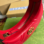 Gucci GG Marmont Half-Moon-Shaped Bag