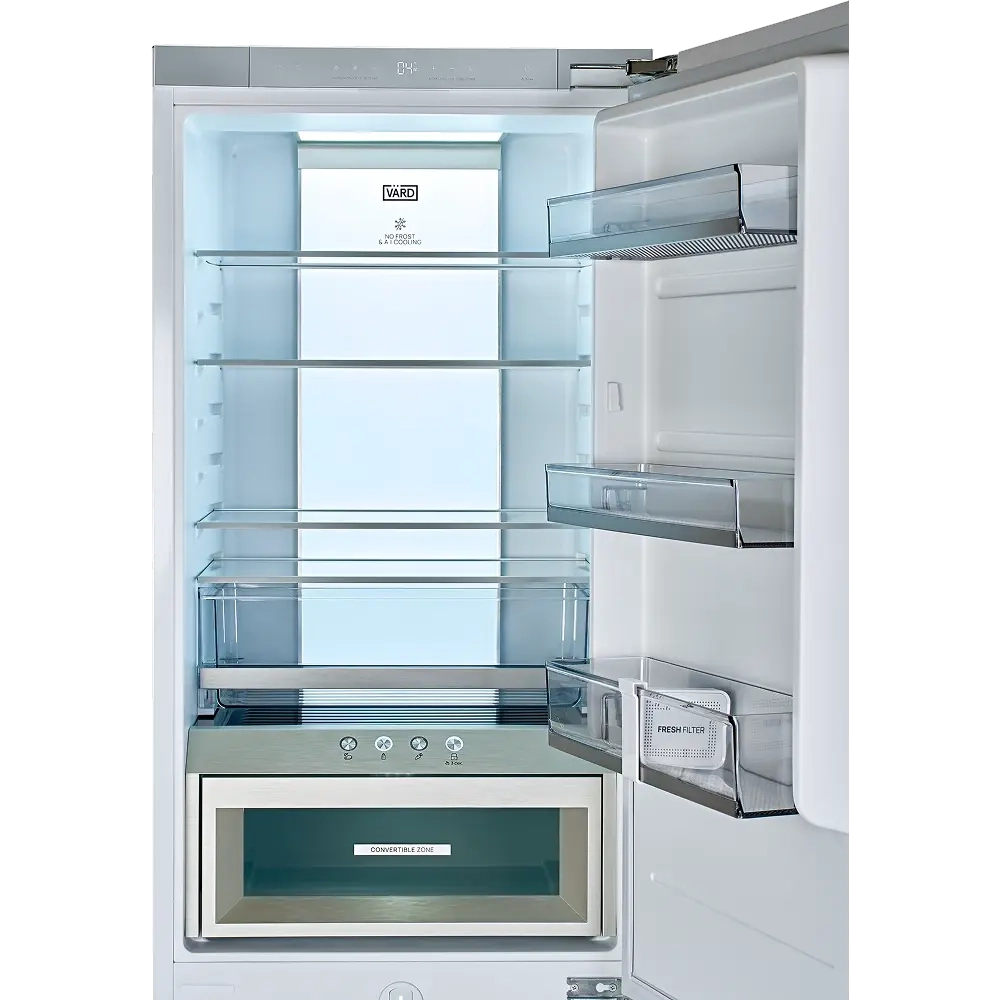 Встраиваемый холодильник с нижней морозильной камерой Vard VIC177NIW